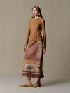 INTO THE EAST 25 Spring/Summer Printed Embroidered Slim-Fit Cardigan ITE-E1DGSS017TN20KT-JT Caramel (E1DGSS045WT20TP)